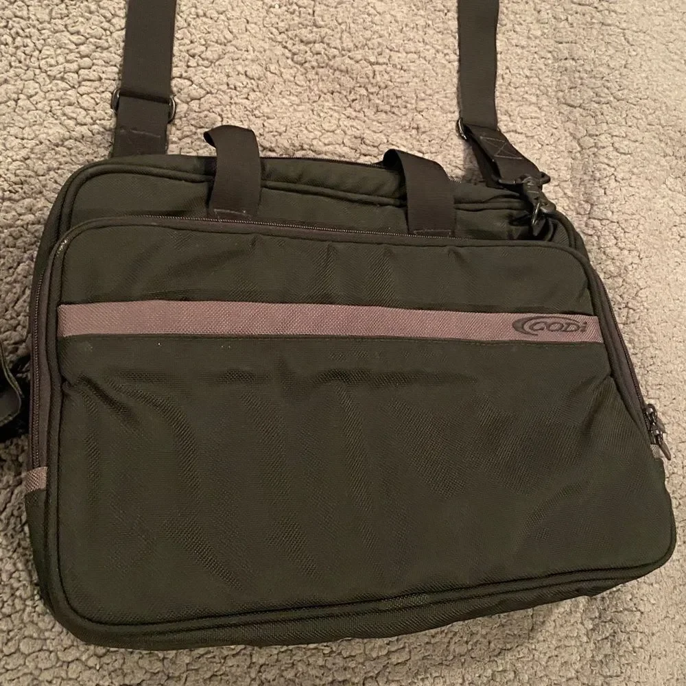 CODI Black Messenger Laptop Bag Made in the USA 🇺🇸